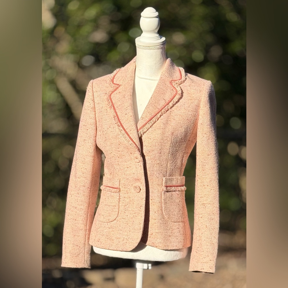 🦋 Ann Taylor Studio Pink Blazer
